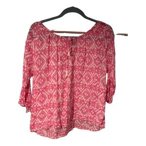 Women’s Gap Pink/White Top